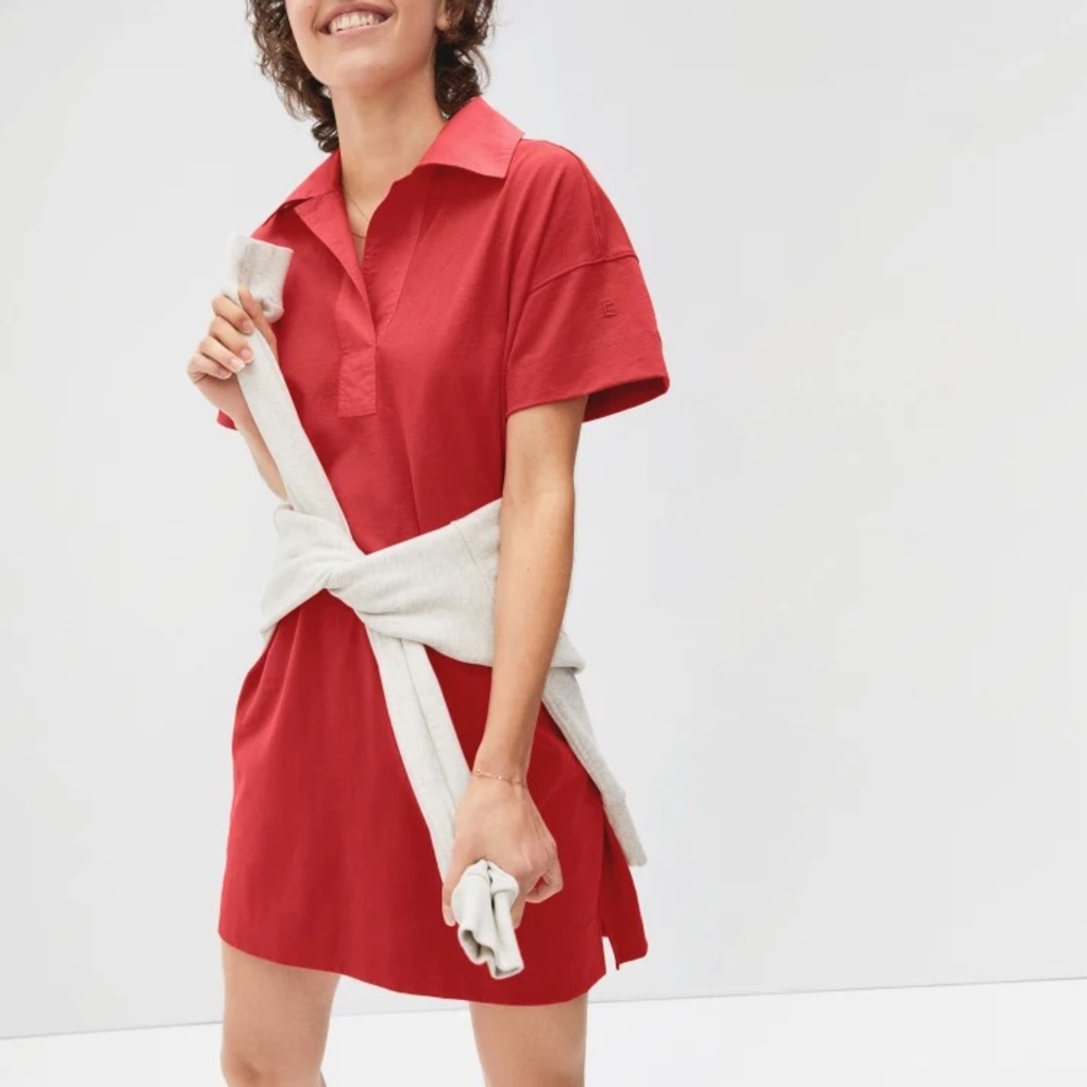 Everlane The Retro Jersey Polo Dress XXS
